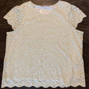 Lace Cream Top
